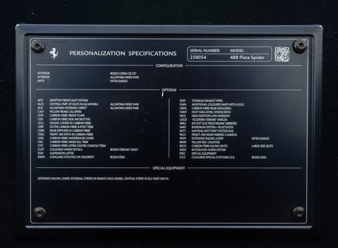 Ferrari 488 Pista Spider 46