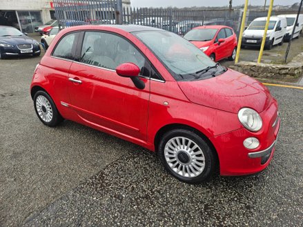 2009 500 LOUNGE YEAR 2009 59 MILEAGE 74,200 MILES BODY TYPE HATCHBACK COLOUR RED... photo