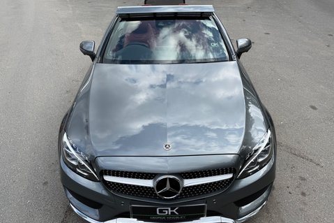 Mercedes-Benz C Class C 220 D AMG LINE PREMIUM PLUS - SELENITE GREY WITH CRANBERRY LEATHER 33