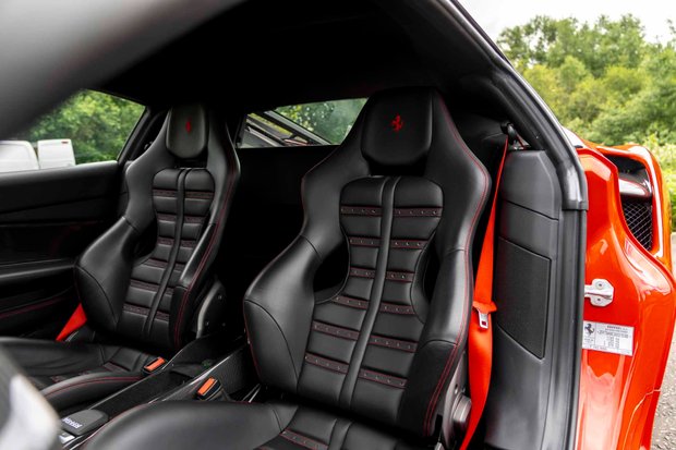 Ferrari 488 GTB OVER 80K IN EXTRAS. ROSSO F1 2007. BLACK ROOF. CARBON INT & EXT. LIFT. JBL. 5
