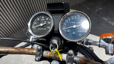 Suzuki GN 2002 31K CUSTOM CAFE RACER PROJECT BUILD 125CC 15