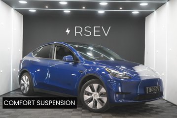 Tesla Model Y RWD Comfort Suspension One Owner GROK AI Assistant Deep Metallic Blue VATQ