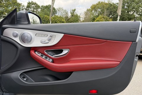 Mercedes-Benz C Class C 220 D AMG LINE PREMIUM PLUS - SELENITE GREY WITH CRANBERRY LEATHER 40