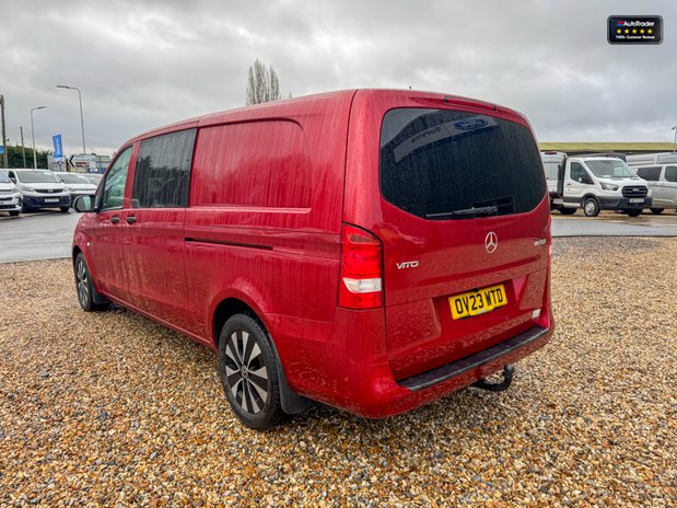 Mercedes-Benz Vito Crew Cab AUTO XLWB L3H1 Premium Plus 116 Alloys Sensors Tow Bar NO VAT EURO 11