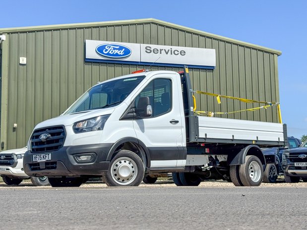 Ford Transit Tipper MWB [SOLD KH] L2 Leader 350 Air Con Dual Rear Wheel Sensors Cam Tow 2