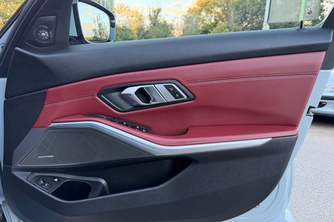 BMW 3 Series 330E M SPORT PHEV -TACORA RED LEATHER -COMF/VIS PACKS -HARMAN KARDON -VATQ 37