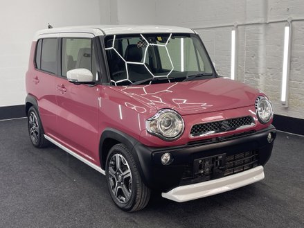 2018 HUSTLER HYBRID TURBO X 660CC AUTO KEI CAR MR41S CANDY PINK MODIFIED YEAR... photo