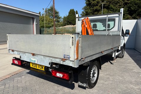Ford Transit 350 Srw 130 ps Dropside Truck with Maxilift PH110 Crane 6