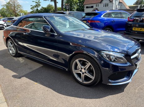 Mercedes-Benz C Class 2.1 C220d AMG Line (Premium Plus) Cabriolet 2dr Diesel 4MATIC (170ps) 35