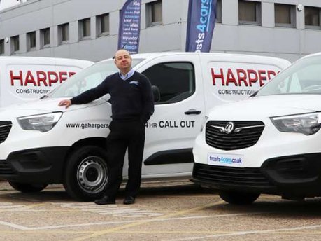 Frosts supply Harpers with Combo vans