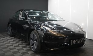 Tesla Model 3 LONG RANGE AWD 1 Owner Solid Black Ryzen GROK Adaptive LEDs Pano Roof VATQ 8
