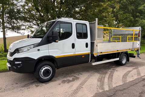 Iveco Daily 70C18D Crew Cab Dropside with Tail Lift - Air Con - Low Miles 1