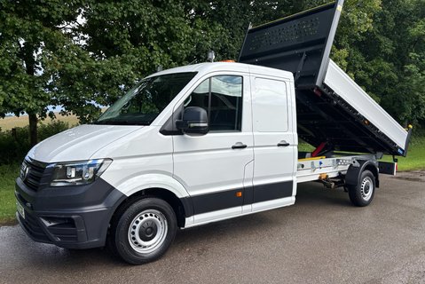 Volkswagen Crafter CR35 Startline 140 ps Tdi Utility Cab Tipper - Air Con & Sat Nav 1