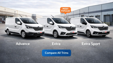 Renault Trafic Trim Guide: Advance vs Extra vs Extra Sport
