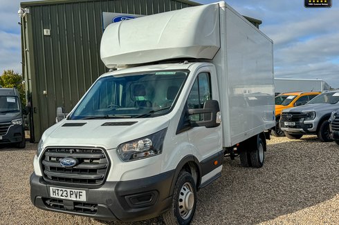 Ford Transit Luton XLWB L4 350 Leader Twin Rear Wheel Tail Lift EURO 6