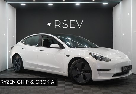 Tesla Model 3 LONG RANGE AWD Ryzen GROK AI One Owner Heat Pump Adaptive LEDs VAT Q
