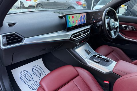 BMW 3 Series 330E M SPORT PHEV -TACORA RED LEATHER -COMF/VIS PACKS -HARMAN KARDON -VATQ 26