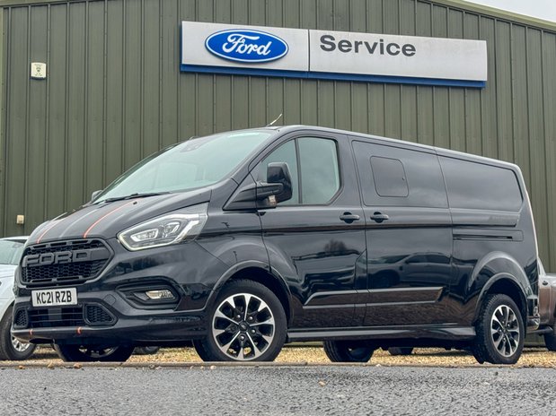 Ford Transit Custom Crew Cab LWB L2H1 Sport 320 Air Con Alloys SELECT 2
