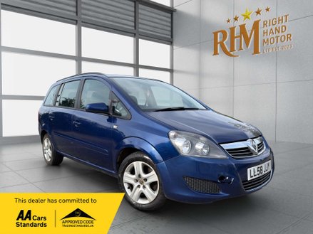 2008 VAUXHALL ZAFIRA 1.9 CDTI EXCLUSIV MPV 5DR DIESEL AUTO EURO 4 120 PS YEAR... photo