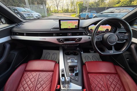 Audi S4 S4 TFSI QUATTRO - COMFORT & SOUND PACK -APPLE CAR PLAY -MAGMA RED LEATHER 5
