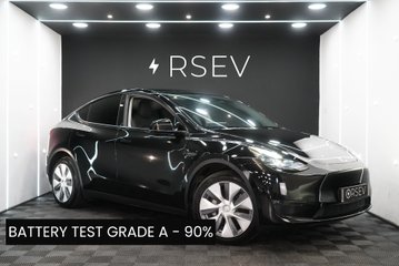 Tesla Model Y LONG RANGE AWD Solid Black Battery Tested - 90% GROK AI One Owner VAT Q