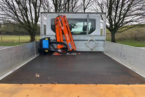 Ford Transit 350 Srw 130 ps Dropside Truck with Maxilift PH110 Crane 13