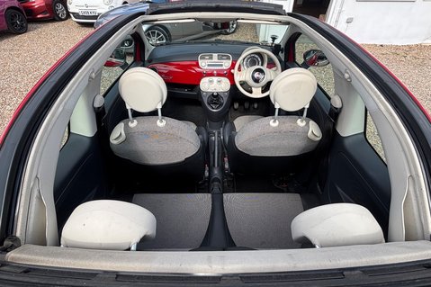Fiat 500 LOUNGE.. CONVERTIBLE..LOOK ONLY £35:00 R/TAX…BLUETOOTH  8