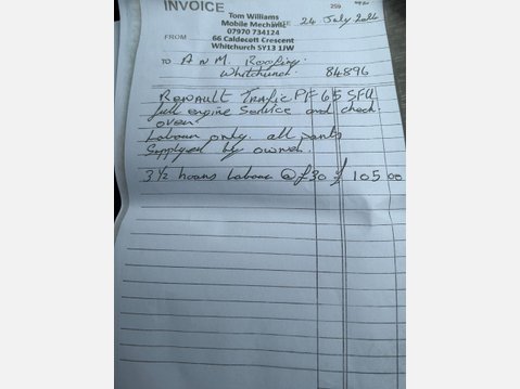 Renault Trafic 1.6 dCi 27 Business+ Panel Van 5dr Diesel Manual SWB Standard Roof Euro 5 ( 38