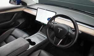 Tesla Model 3 LONG RANGE AWD One Owner Deep Blue Metallic Adaptive LEDs Pano Roof  VAT Q 4