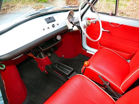 Fiat 500F Electric Conversion 52