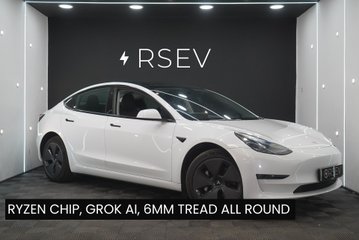 Tesla Model 3 LONG RANGE RWD 6mm all Tyres 12moths MOT Ryzen GROK 