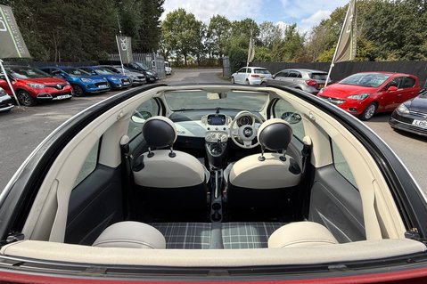 Fiat 500 LOUNGE DUALOGIC -£20 ROAD TAX - RARE AUTOMATIC CABRIOLET 14