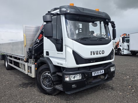 Iveco Eurocargo Eurocargo 180-280 Automatic Dropside fitted with Hiab crane