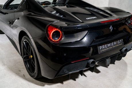 Ferrari 488 SPIDER. CARBON INTERIOR. PASSENGER DISPLAY. LIFT. CARPLAY. FRONT END PPF. 49