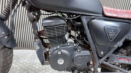WK Bikes Scrambler 2023 ONLY 6K RUNNING PROJECT BIKE SPARES OR REPAIR 125CC 23