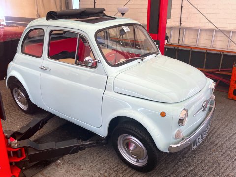 Fiat 500F Electric Conversion 7