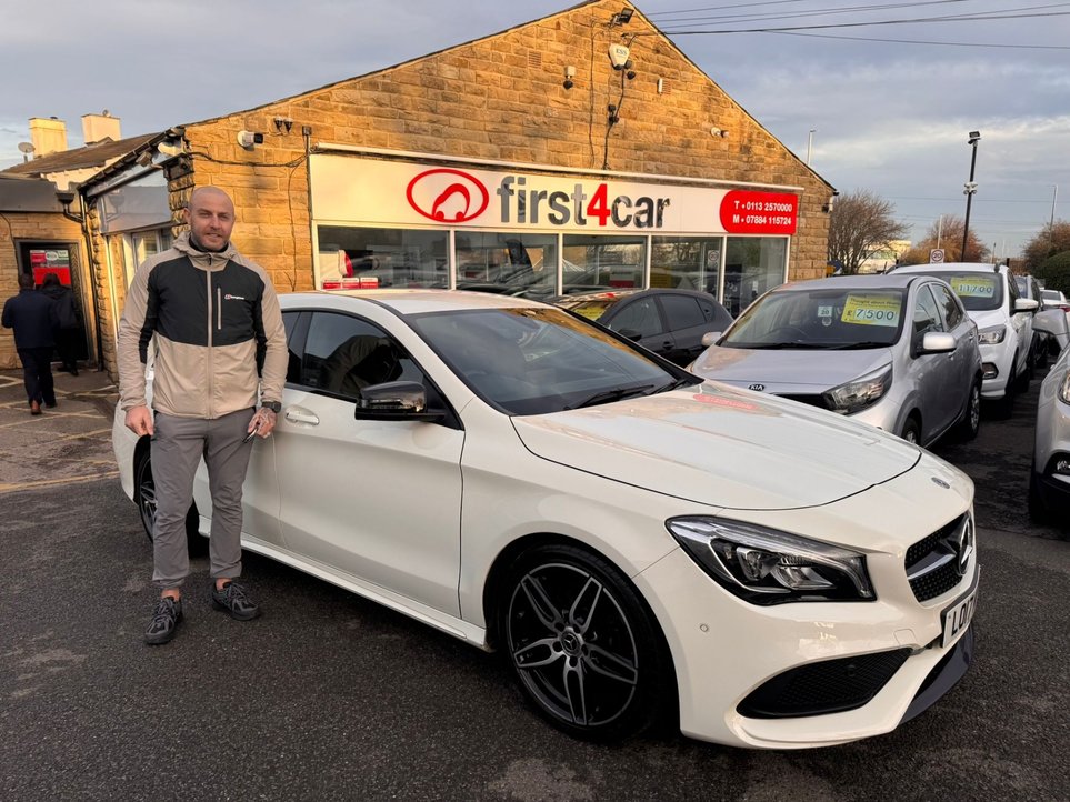 Liam came from Thirsk North Yorkshire to collect his Mercedes CLA