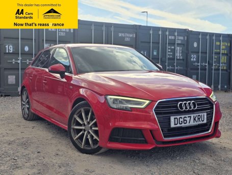 Audi A3 1.6 TDI S line Sportback 5dr Diesel S Tronic Euro 6 (s/s) (110 ps)