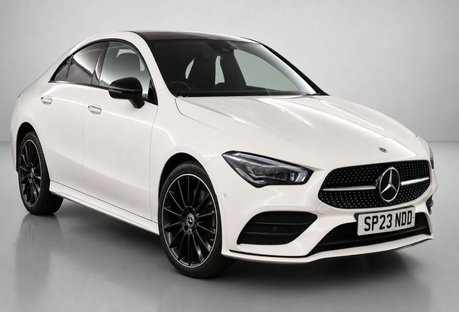 Mercedes-Benz CLA Class 1.3 CLA250e 15.6kWh AMG Line Night Edition (Premium Plus) Coupe 4dr Petrol 