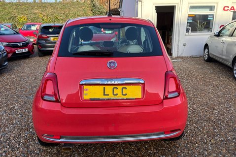 Fiat 500 1.2 LOUNGE LOOK! JUST 62000 MILES! 1 PREVIOUS KEEPER! GLASS ROOF ,BLUETOOTH 25
