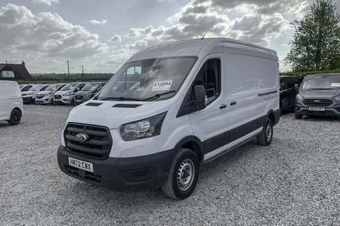 Ford Transit LWB L3H2 Medium Roof Leader 350 Alloys Sensors Euro 6 NO VAT