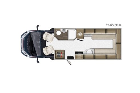 Auto-Trail Tracker 2 Berth|2 Belt|Rear lounge|Large Bathroom|TV