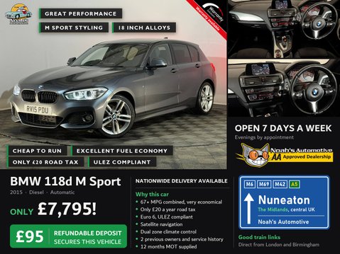 BMW 1 Series 118D M SPORT 2