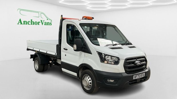Ford Transit Tipper MWB L2 Leader 350 AIR CON Dual Rear Wheel Sensors Cam Tow Bar EURO 6 2