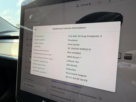 Tesla Model 3 (Dual Motor) Performance Saloon 4dr Electric Auto 4WDE (Performance Upgrade 28