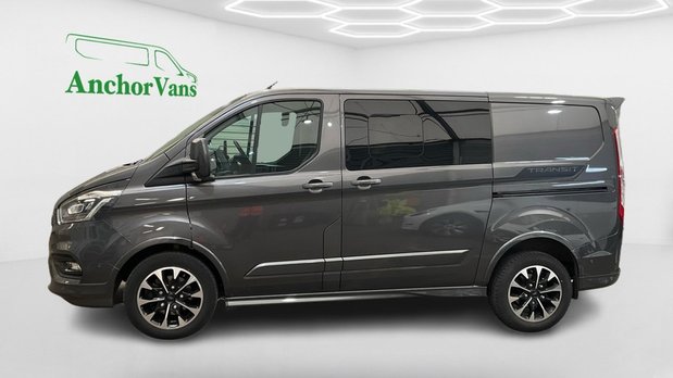 Ford Transit Custom Crew Cab AUTO SWB L1H1 Low Roof Sport 320 Air Con Alloys Sensors Cam EURO 6 7