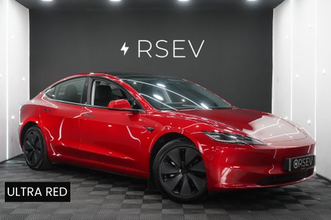 Tesla Model 3 LONG RANGE AWD Ultra Red Now with GROK Heated & Cooled Seats One Owner 
