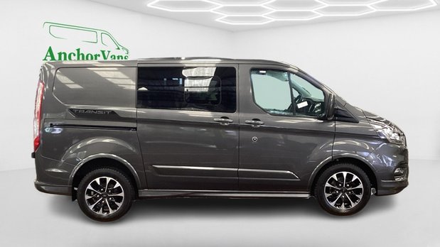 Ford Transit Custom Crew Cab SWB L1H1 Low Roof Sport 320 Air Con Alloys Sensors Cam EURO 6 3