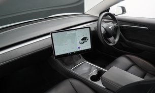 Tesla Model 3 PERFORMANCE Alcantara Dash and Door Trims Swivel Screen Mount  21