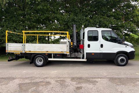 Iveco Daily 70C18D Double Cab Dropside with Hiab Crane - Air Con 9